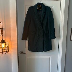 Sam Edelman Women's Dark Green Pea Coat